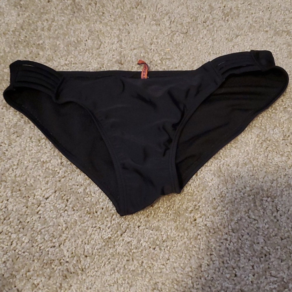 Black bikini bottom